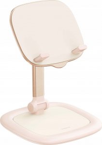 Baseus Regulowany stojak na telefon / tablet Baseus Seashell Series różowy 2