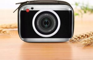 LoveInstant Futerał Etui Case Pokrowiec Na Zdjęcia Do Fuji Instax Mini 12 11 40 9 8 7 Evo Link Liplay / Polaroid Kodak Xiaomi Hp Zink / Czarny Aparat 2