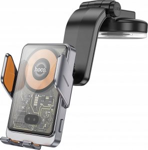 Hoco HOCO uchwyt samochodowy indukcyjny do szyby / deski 15W HW8 czarny 9