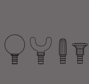 Masażer Eleeels Pistolet Do Masażu Ciała Masażer Wibracyjny Bezprzewodowy / Eleeels P2 6