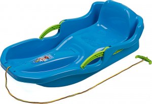 Marmat Plastikowe Sanki Z Hamulcami Speed Bob Niebieskie 2