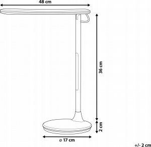 Lampka biurkowa Beliani czarna  (378529 Bel) 3