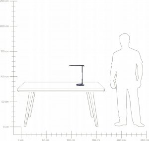 Lampka biurkowa Beliani czarna  (378529 Bel) 10