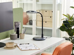 Lampka biurkowa Beliani srebrna  (379289 Bel) 7