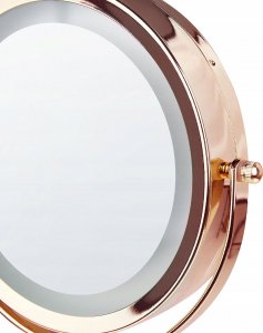 Lusterko kosmetyczne Beliani Lusterko kosmetyczne Różowe złoto SAVOIE 6