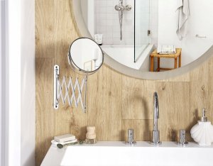 Lusterko kosmetyczne Beliani Lusterko kosmetyczne Srebrny YVELINES 2