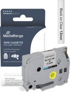 MediaRange Taśma etykietowa. Brother TZ-131S/TZe-131S 12mm 4m s 2