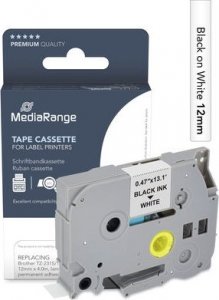 MediaRange MediaRange Schriftbandka. Brother TZ-231S/TZe-231S 12mm 4m s 2
