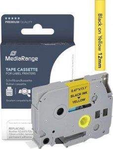 MediaRange MediaRange Schriftbandka. Brother TZ-631S/TZe-631S 12mm 4m s 2
