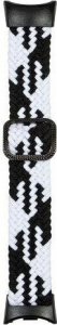 Beline Beline Pasek Mi Band 8 Textile Czarno/Biały Black/White 2