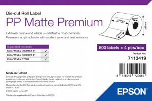 Epson Epson 7113419 etykiet do nadruku Biały Samoprzylepne etykiety do drukowania 1