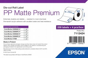 Epson Epson 7113424 etykiet do nadruku Biały Samoprzylepne etykiety do drukowania 1