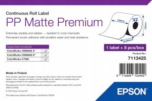 Epson Epson 7113425 etykiet do nadruku Biały Samoprzylepne etykiety do drukowania 1