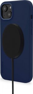 Decoded Decoded AntiMicrobial Silicone Backcover iP 14 Plus Navy Peony 1