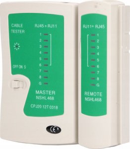 Dexxer Tester kabli z zestawem narzędzi RJ45 LAN BS-470 3