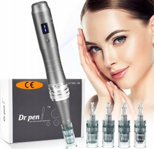 Braders Bezprzewodowy Profesjonalny Derma Pen Mezoterapia Mikroigłowa + 20 Kartridży 7