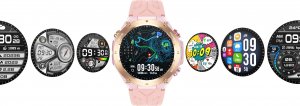 Smartwatch Wenom SMARTWATCH DAMSKI ZEGAREK FUNKCJA GPS ROZMOWY CIŚNIENIE 650mAh SMART WATCH 5