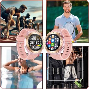 Smartwatch Wenom SMARTWATCH DAMSKI ZEGAREK FUNKCJA GPS ROZMOWY CIŚNIENIE 650mAh SMART WATCH 7