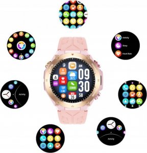 Smartwatch Wenom SMARTWATCH DAMSKI ZEGAREK FUNKCJA GPS ROZMOWY CIŚNIENIE 650mAh SMART WATCH 10