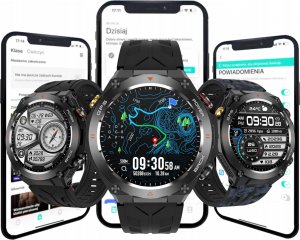 Smartwatch Wenom SMARTWATCH MĘSKI ZEGAREK FUNKCJA GPS ROZMOWY CIŚNIENIE 650mAh SMART WATCH 2
