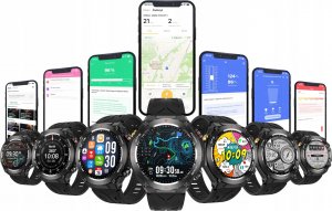 Smartwatch Wenom SMARTWATCH MĘSKI ZEGAREK FUNKCJA GPS ROZMOWY CIŚNIENIE 650mAh SMART WATCH 3