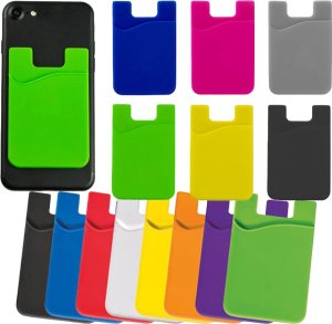 Hurtel Samoprzylepne etui na karty na tył telefonu - białe 3