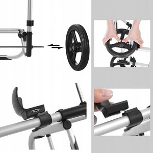 Songmics Wielofunkcyjny wózek na zakupy (KST02GY) 4