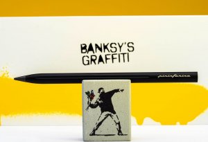 Pininfarina Segno Zestaw ołówek + gumka PININFARINA, Banksy Smart – Flower 4