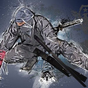 Special Replicas Miecz Katana Ninja Treningowy z Pochwą 71 cm D119 4