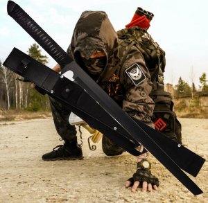 Special Replicas Miecz Katana Ninja Treningowy z Pochwą 71 cm D119 7