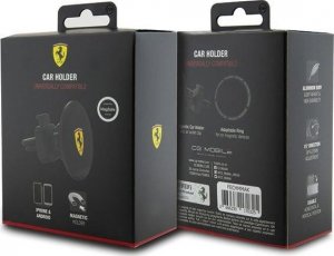 Ferrari Ferrari Uchwyt Magnetyczny Fechmmak Do Kratki Czarny/Black 2023 Collection Magsafe 4