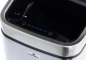 Kosz na śmieci Durable DURABLE Sensor Abfalleimer NO TOUCH 35l metallic silber 17