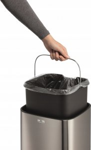 Kosz na śmieci Durable DURABLE Sensor Abfalleimer NO TOUCH 35l metallic silber 7