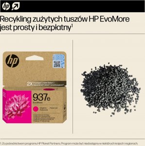Tusz HP Tusz HP 937e Magenta EvoMore 3