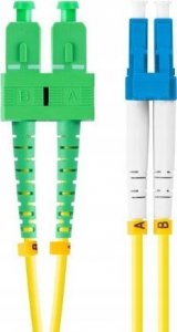 Lanberg Patchcord światłowodowy Lanberg SM LC/UPC-SC/APC DUPLEX 3.0MM LSZH G657A1 1m żółty 4