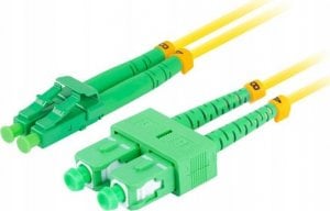 Lanberg Patchcord światłowodowy Lanberg SM SC/APC-LC/APC DUPLEX 3.0MM LSZH G657A1 1m żółty 1