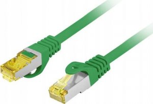 Lanberg Patchcord Lanberg S/FTP kat.6A 3m LSZH CU fluke passed zielony 1