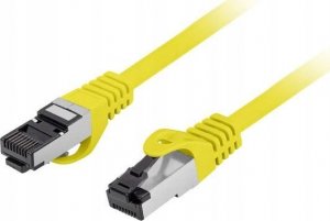 Lanberg Patchcord Lanberg S/FTP kat.8.1 0,25m LSZH CU fluke passed żółty 1