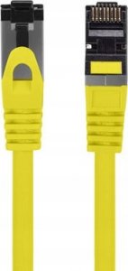 Lanberg Patchcord S/FTP kat.8.1 2m LSZH CU fluke passed żółty 3