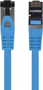 Lanberg Patchcord S/FTP kat.8.1 3m LSZH CU fluke passed niebieski 2