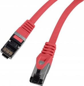 Lanberg Patchcord S/FTP kat.8.1 3m LSZH CU fluke passed czerwony 2