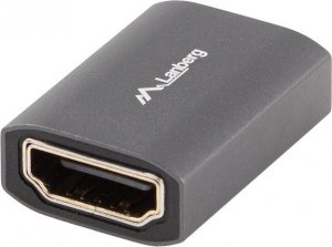 Adapter AV Lanberg Adapter Lanberg HDMI(F)->HDMI(F) 8K beczka srebrna aluminium 2