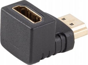Adapter AV Lanberg Adapter Lanberg HDMI(M) -> HDMI(F) 4K kątowy dół czarny 4