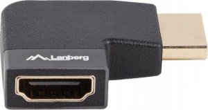 Adapter AV Lanberg Adapter Lanberg HDMI(F)->HDMI(F) 8K kątowy lewo aluminimum srebrny 3