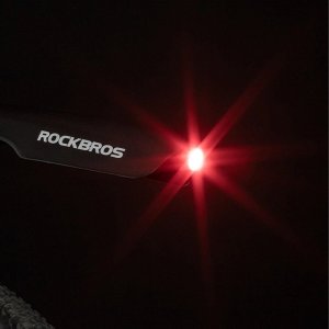 RockBros Błotnik Rockbros DNB8001 z czerwoną lampką LED - czarny 5