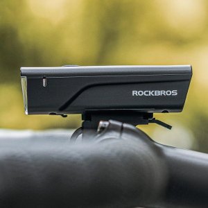 RockBros Lampka rowerowa przednia Rockbros 24510003001 260 lm + kabel USB-C - USB-A - czarna 3