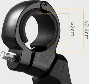RockBros Lusterko rowerowe Rockbros 26210001004 rear prawe - czarne 3