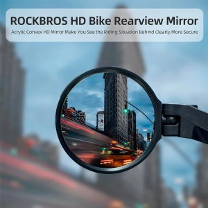 RockBros Lusterko rowerowe Rockbros 26210001004 rear prawe - czarne 4