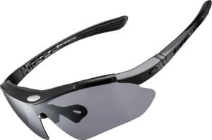 RockBros Okulary rowerowe Rockbros 10003 polaryzujące - czarne 1