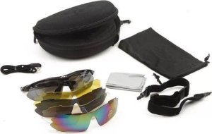 RockBros Okulary rowerowe Rockbros 10003 polaryzujące - czarne 5